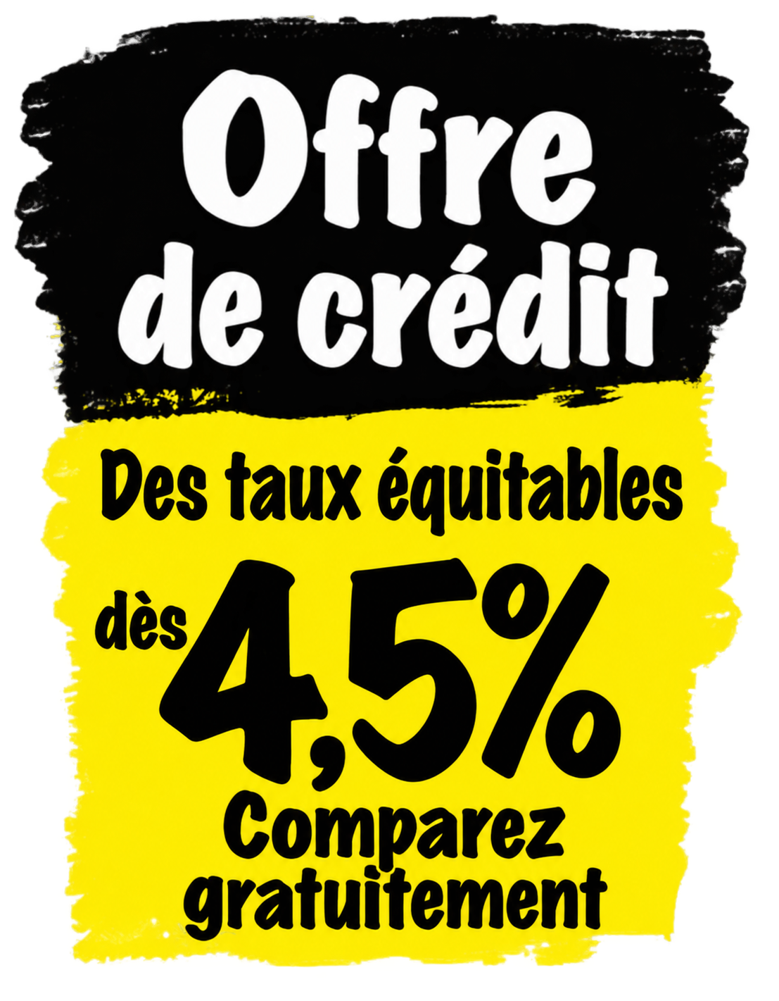 Offre de crédit. Des taux équitables dès 4,5 %. Comparez gratuitement.