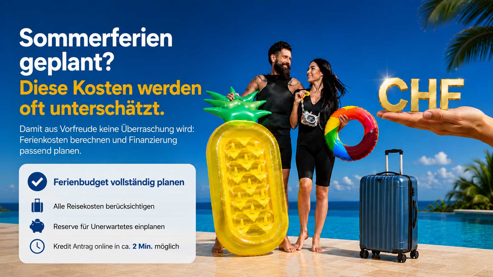 Sommerferien geplant – Ferienkosten realistisch berechnen und Ferienbudget vollständig planen